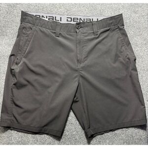 Denali Mens Performance Shorts Black Size 36 Hiking Golf Activewear Stretchy